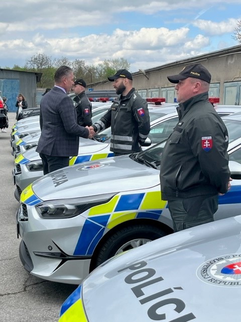 Odovzdávanie vozidiel v Košiciach